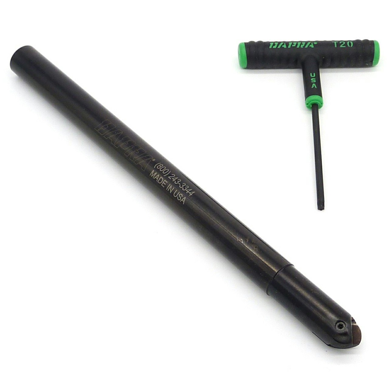 Dapra 41445 | SBNEM-0750-10000-SS-18MM 18.00mm Diameter x 10.000" OAL 2 Edge Steel Ball Nose End Mill