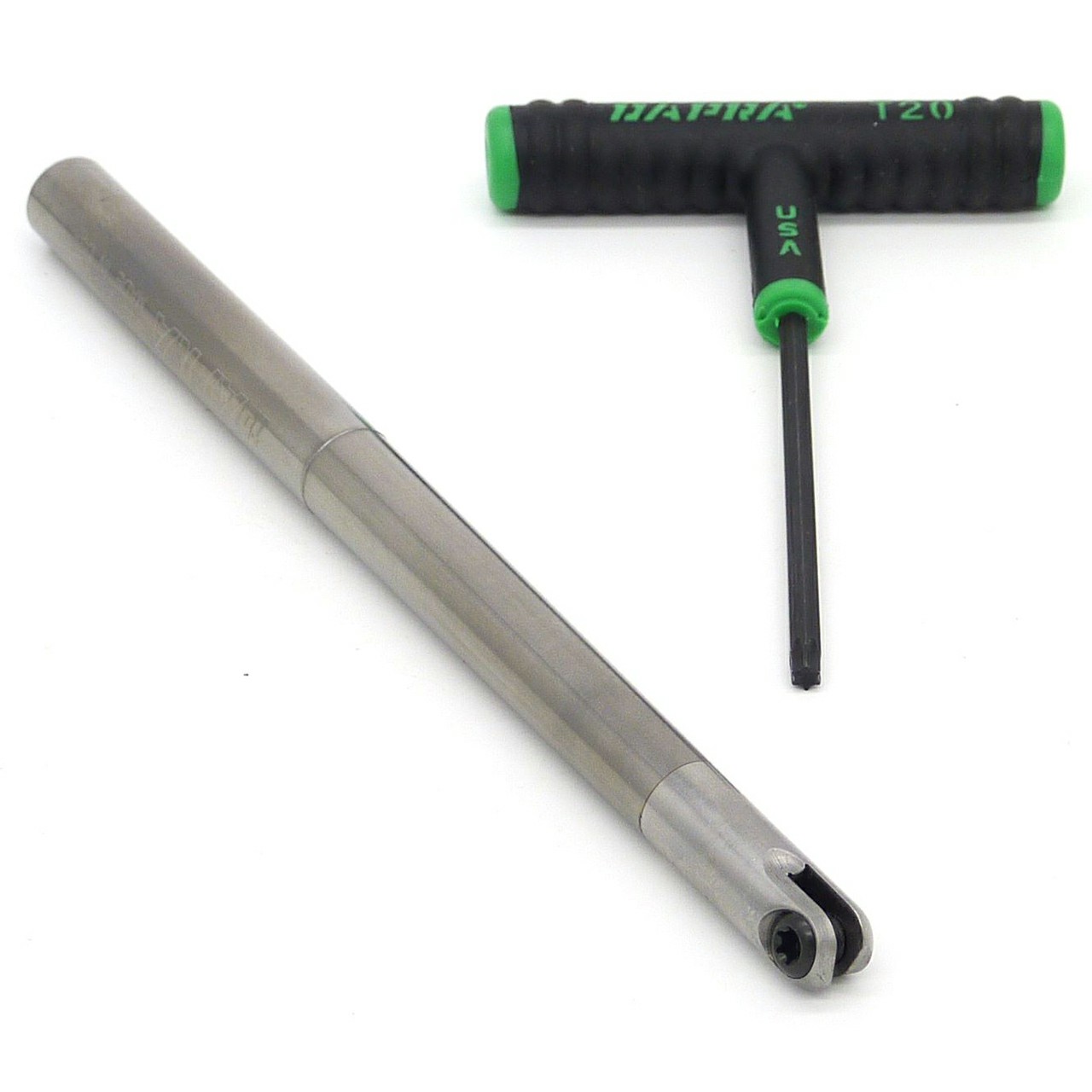 Dapra 40670 | SC-BNEM-0500-7000-SS 0.500" Diameter x OAL 7.000" Edge 2 Solid Carbide Ball Nose End Mill