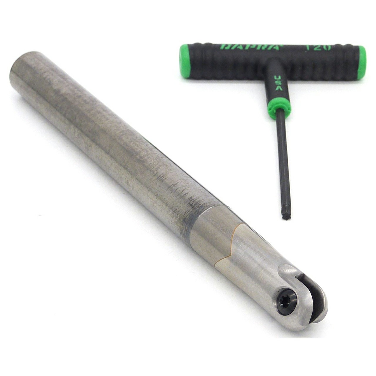 Dapra 40700 | SC-BNEM-0750-7500-SS 0.750" Diameter x 7.500" OAL 2 Edge Solid Carbide Ball Nose End Mill