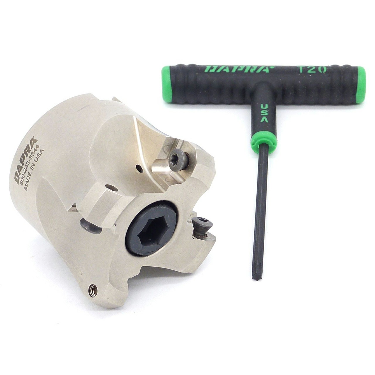 Dapra 80780 | TRSM250-100-R5-4C 2.500" Diameter x 0.625" Size 4 Edge Toroid Shell Mill