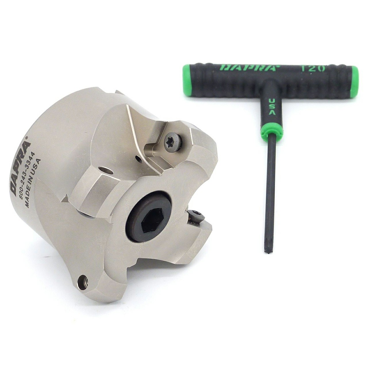 Dapra 80850C | TRSM300-100-R6-4C 3.000" Diameter x 0.750" Size 4 Edge Toroid Shell Mill