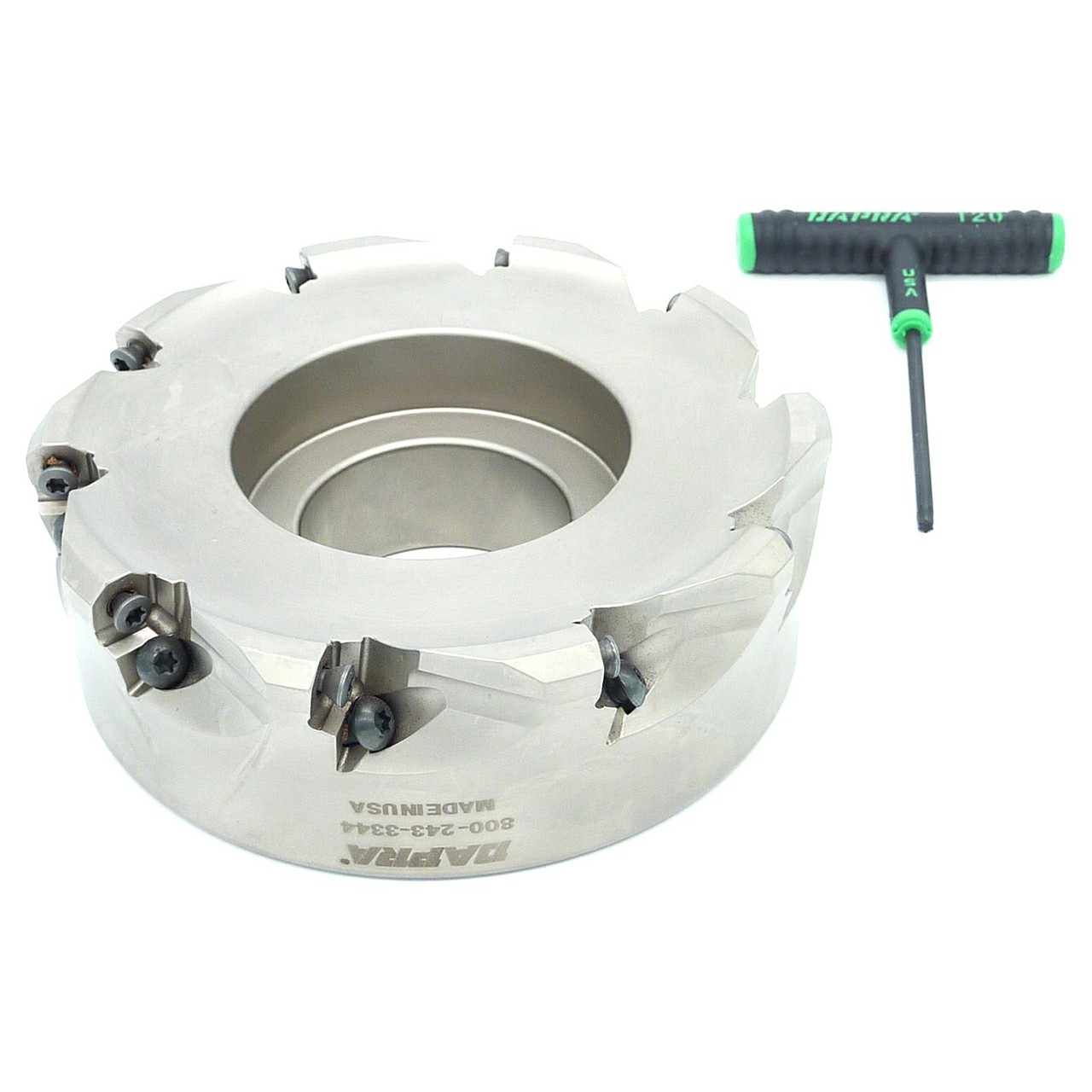 Dapra 81000 | TRSM600-200-R5-10 6.000" Diameter x 0.625" Size 10 Edge Toroid Shell Mill