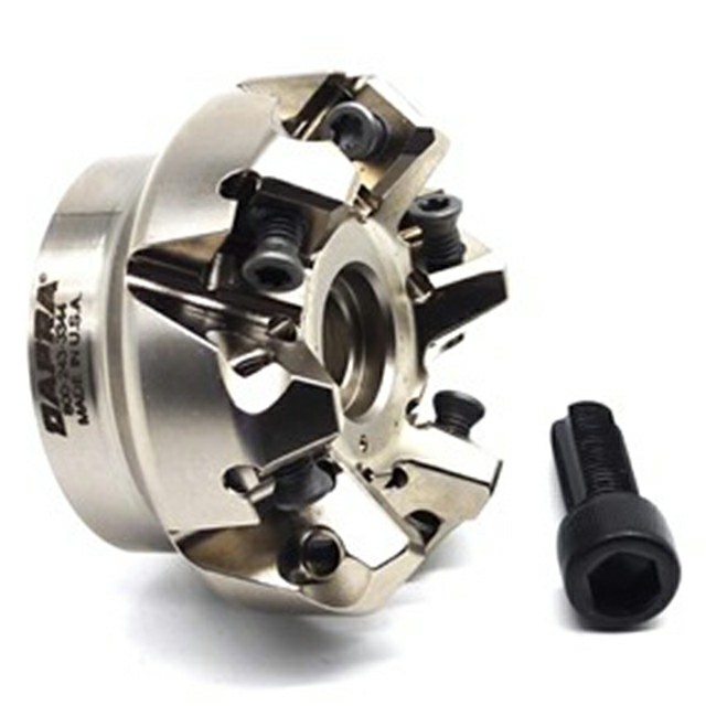 Dapra 11000021 | DS45SM-200-075-R4-6C 2 Diameter x .500" Insert Size x 1.580" OAL 6 Edge Steel Face Mill