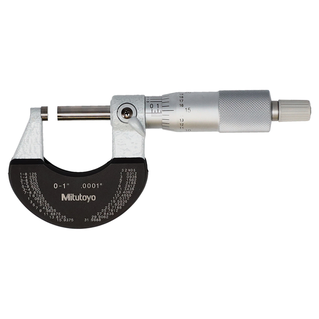 Mitutoyo 102-327-10 | 1" Range x 0.0001" Graduation Mechanical Outside Micrometer