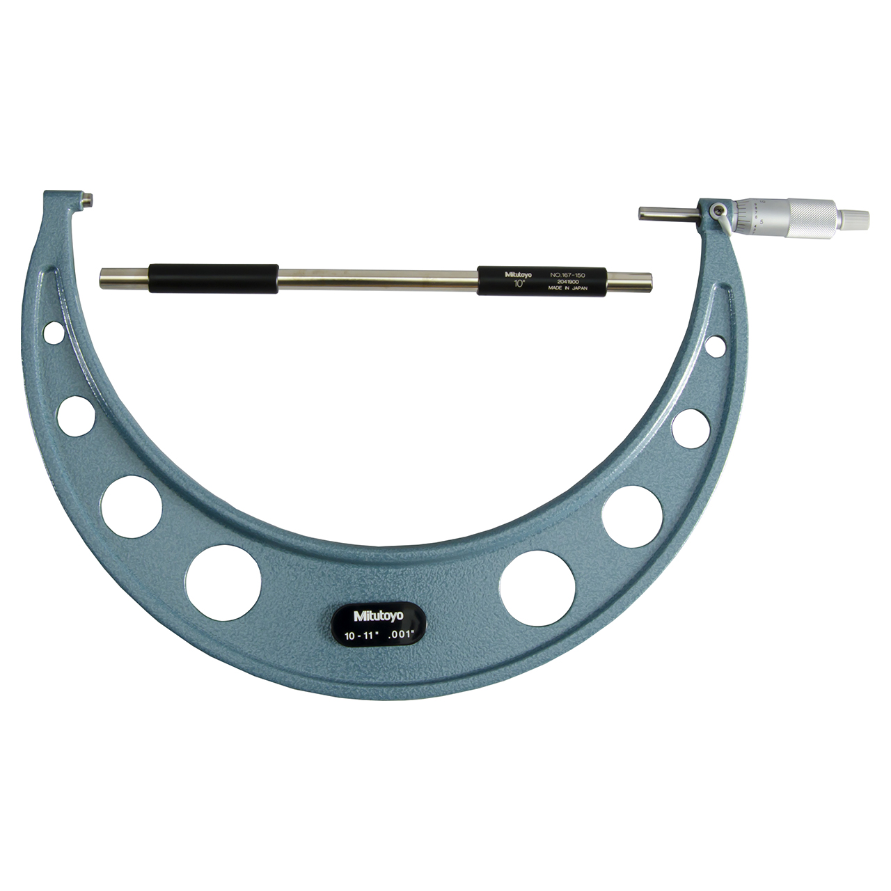 Mitutoyo 103-187 | 10 - 11" Range x 0.001" Resolution Mechanical Outside Micrometer