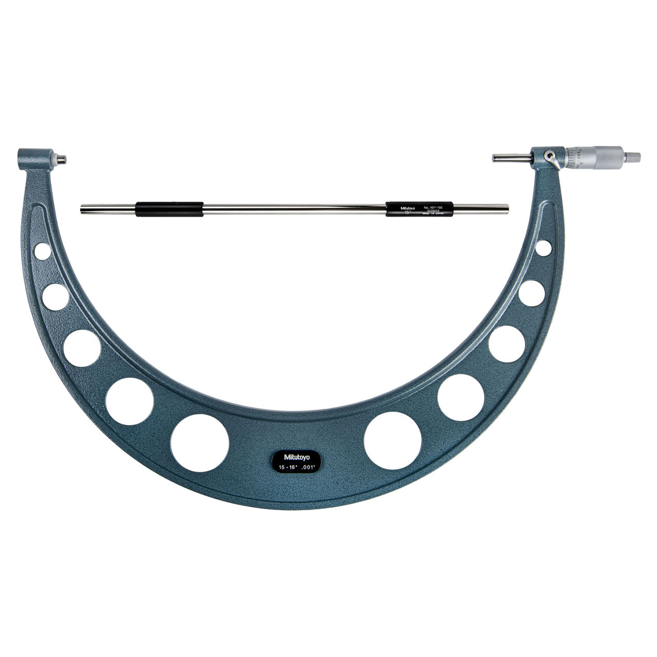 Mitutoyo 103-192 | 15 - 16" Range x 0.001" Resolution Mechanical Outside Micrometer
