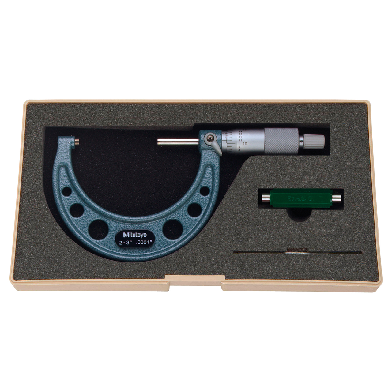 Mitutoyo 103-217 | 2 - 3" Range x 0.0001" Resolution Mechanical Outside Micrometer