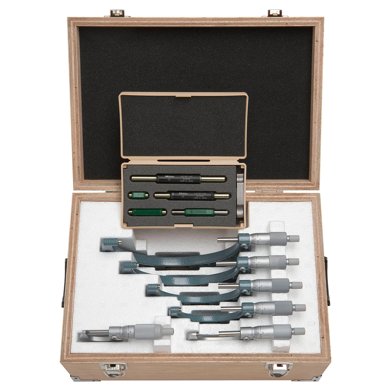 Mitutoyo 103-907-40 | 6" Measurement Micrometer Set