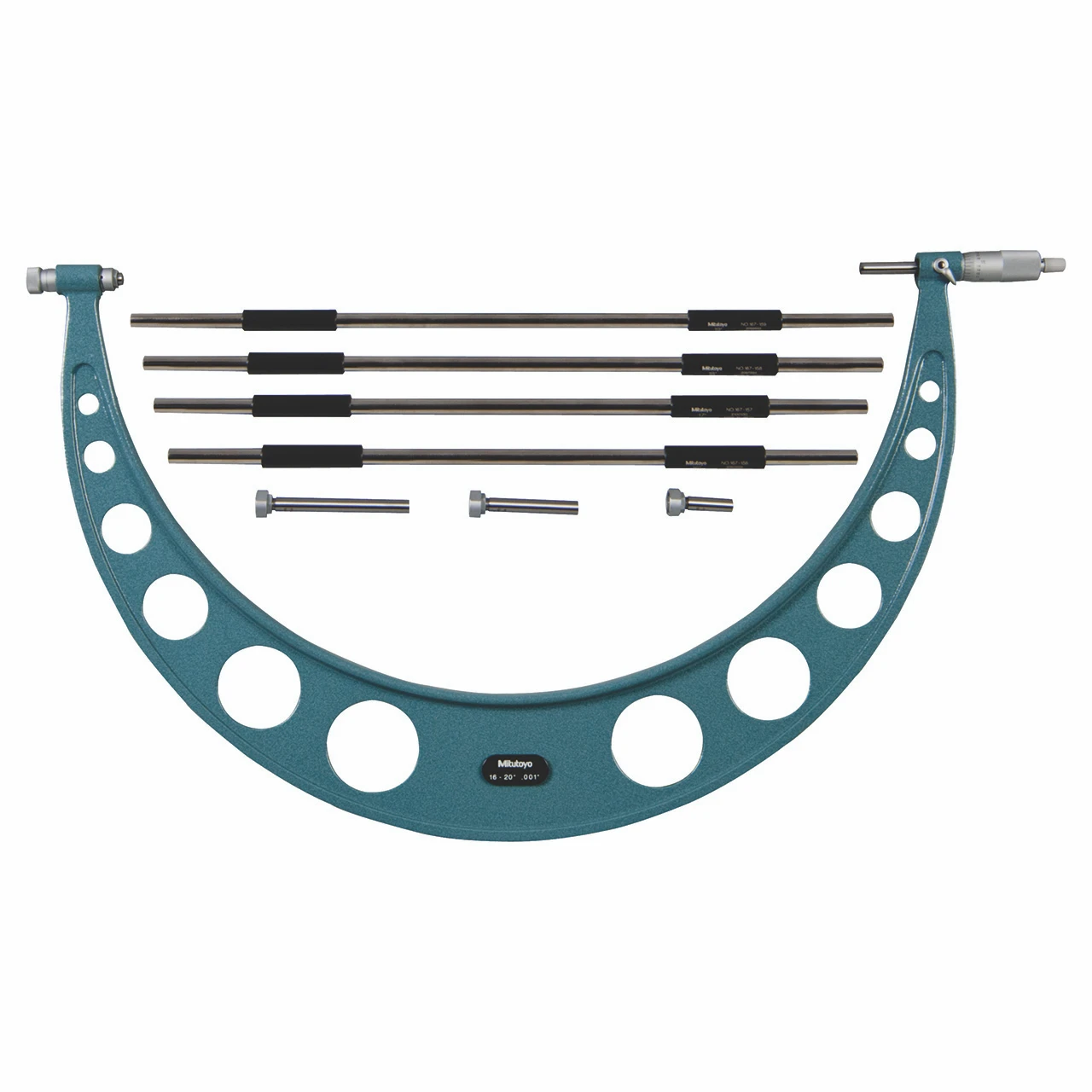 Mitutoyo 104-153 | 20" Range Mechanical Interchangeable-Anvil Micrometer