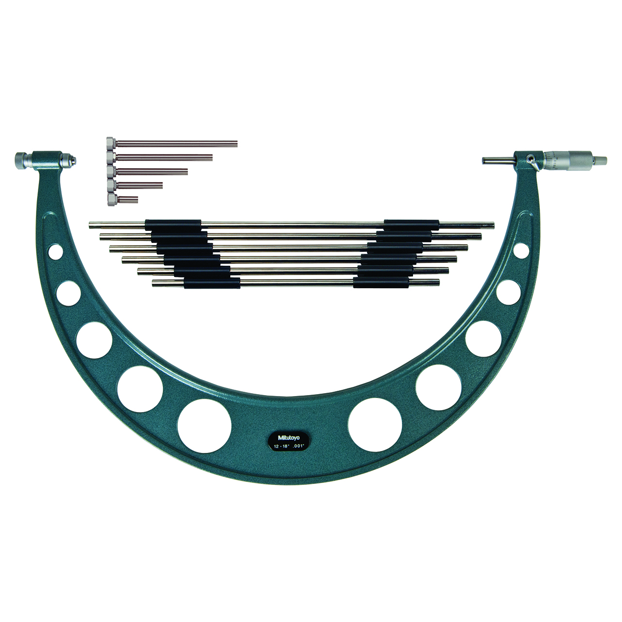 Mitutoyo ?104-201 | 18" Range Mechanical Interchangeable-Anvil Micrometer