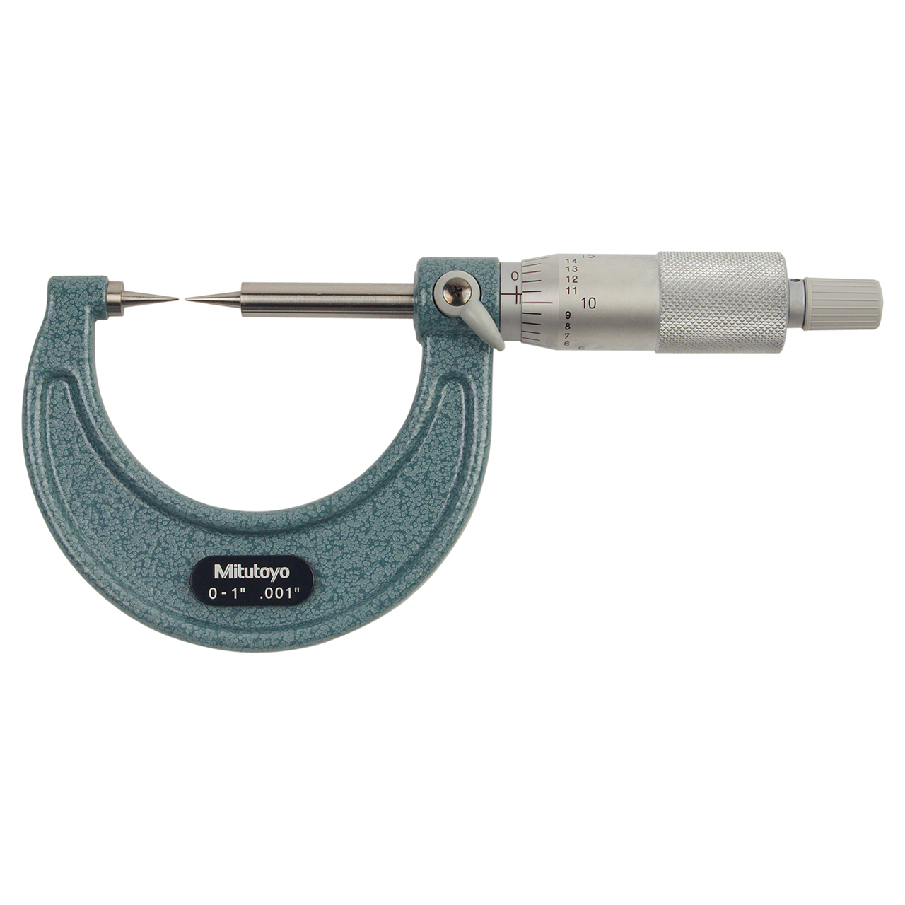 Mitutoyo 112-177 | 0.0015" Accuracy Hardened Steel Mechanical Point Micrometer