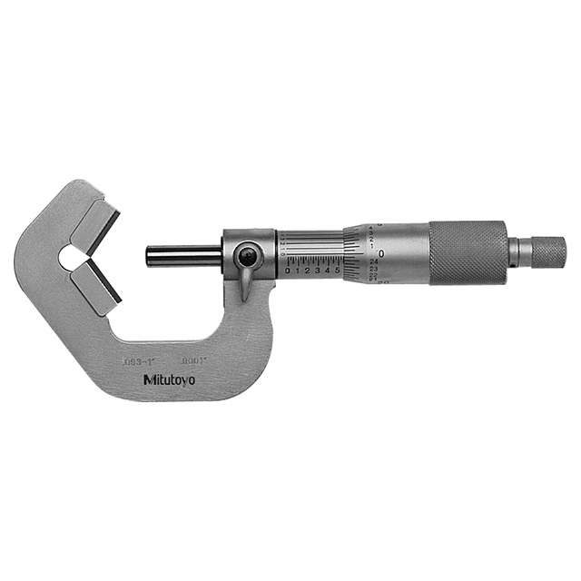 Mitutoyo 114-135 | 1" Range Mechanical Interchangeable-Anvil Micrometer