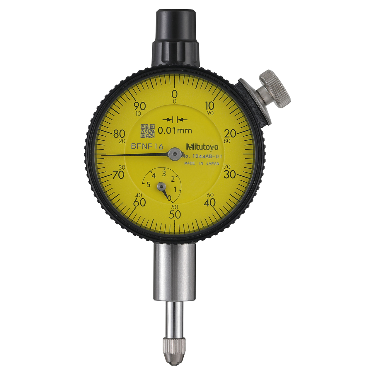 Mitutoyo 1044AB-01 | 0 - 5.00mm Range x 0-100 Reading White Dial Drop Indicator