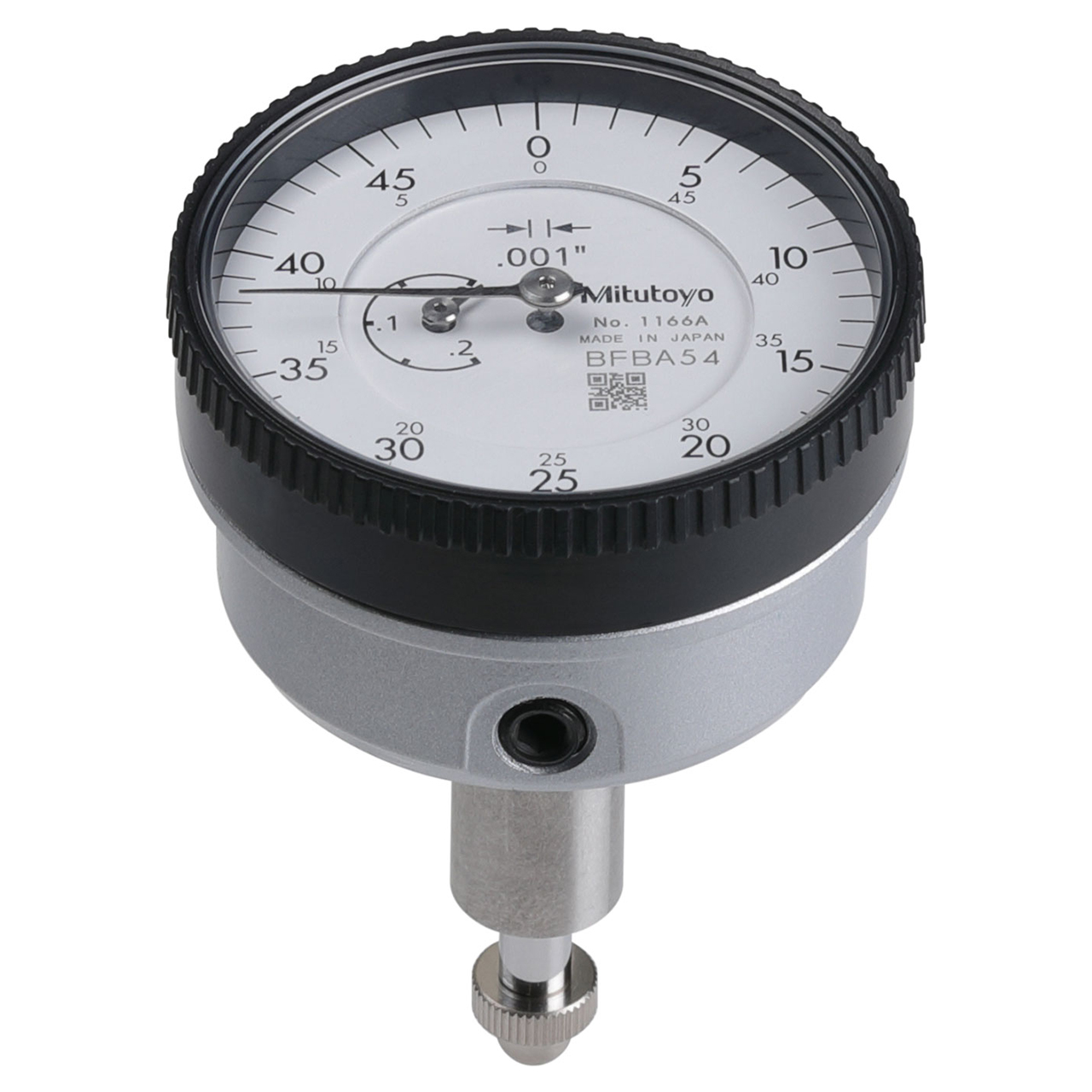 Mitutoyo 1166A | 0-50 Reading White Carbide Dial Drop Indicator