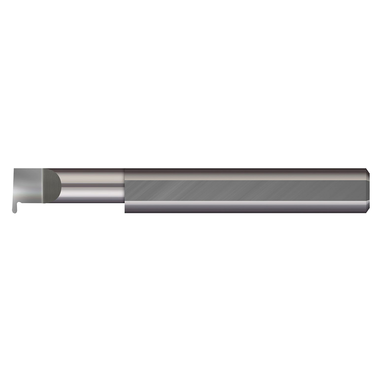 Micro 100 FR-5586X | 1.000" Maximum Bore Depth x 0.3750" Shank x 2.500" OAL x 0.0625" Radius x 0.1250" Width AlTiN Coated Right hand Grooving Tool