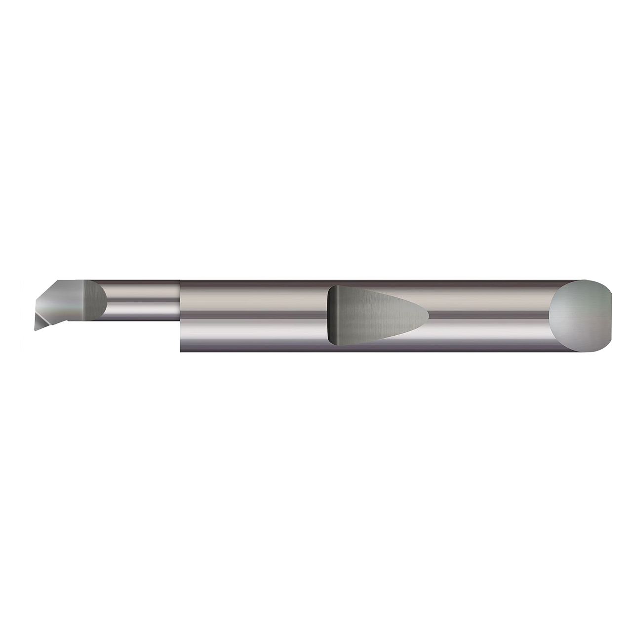 Micro 100 QBT4-080600 | 0.600" Maximum Bore Depth x 0.188" Shank x 2.000" OAL x 0.004" Corner Radius Right hand Uncoated Boring Bar