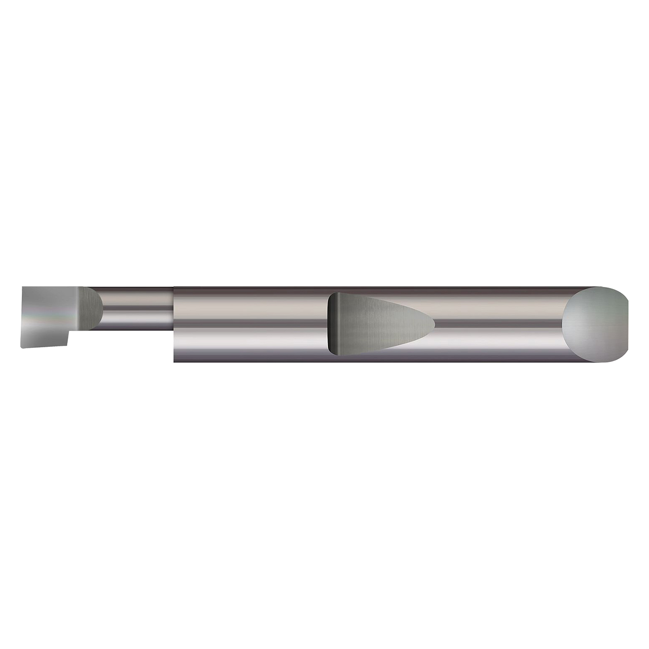 Micro 100 QBB3-100800 | 0.800" Maximum Bore Depth x 0.1875" Shank x 2.000" OAL x 0.003" Corner Radius Right hand Uncoated Boring Bar