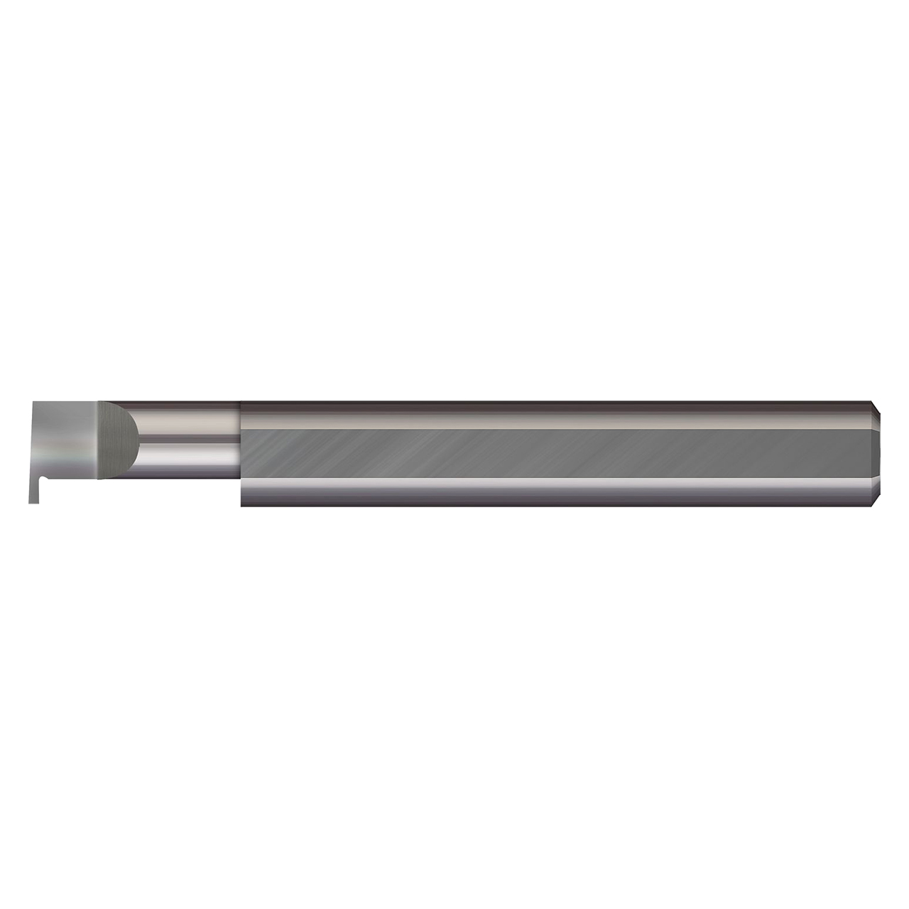 Micro 100 RR-5824X | 0.250" Maximum Bore Depth x 0.1875" Shank x 2.000" OAL x 0.0390" Width Right hand AlTiN Grooving Tool