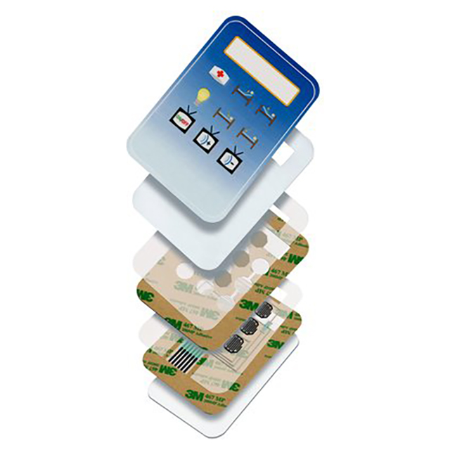 3M 7010335099 | 36.000" Overall Length x 24.000" Width x 7.000mil Baking Thickness Polyester Film 9061MP Switch Spacer Tape - Transparent