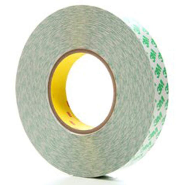 3M 7000124692 | 55.000yd Overall Length x 1.000" Width x 1.500mil Baking Thickness PVC 9087 Double Sided Tape - White