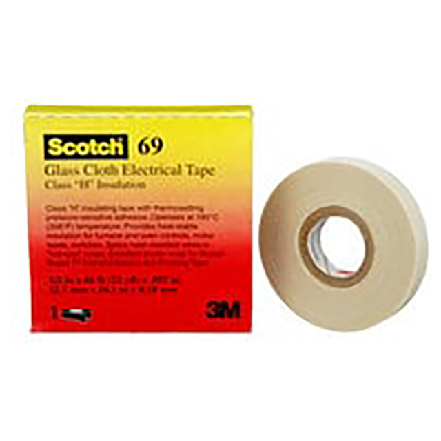 3M 7000145501 | 20.10mm OAL x 12.70mm OAW x 0.17mm Thickness White Electrical Tape