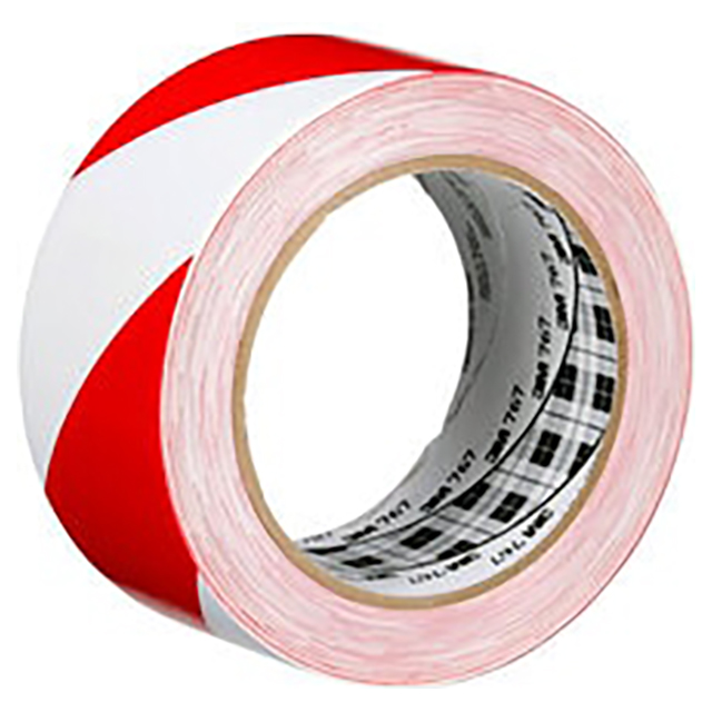3M 7010412585 | 32.91mm OAL x 76.20mm OAW x 0.13mm Thickness White Vinyl Tape