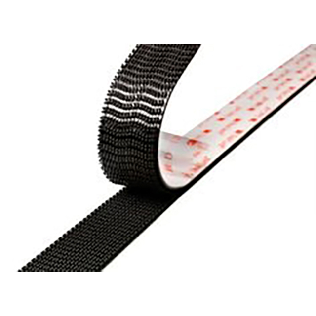 3M 7100226651 | 5 yd Length x 2" Width Black Hook and Loop Fastener Tape