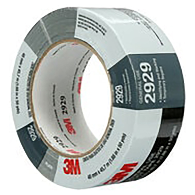 3M 7000029030 | 45.70mm OAL x 48.00mm OAW x 0.14mm Thickness Silver Duct Tape
