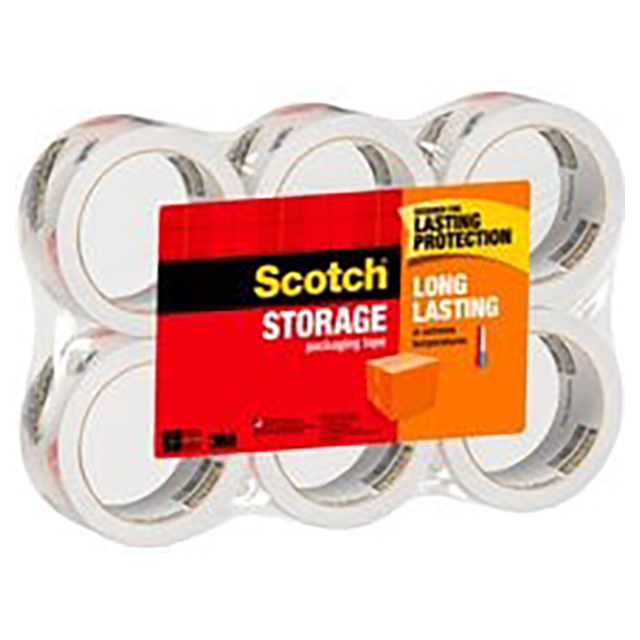 3M 7100116233 | 1.880" OAW Transparent Packaging Tape