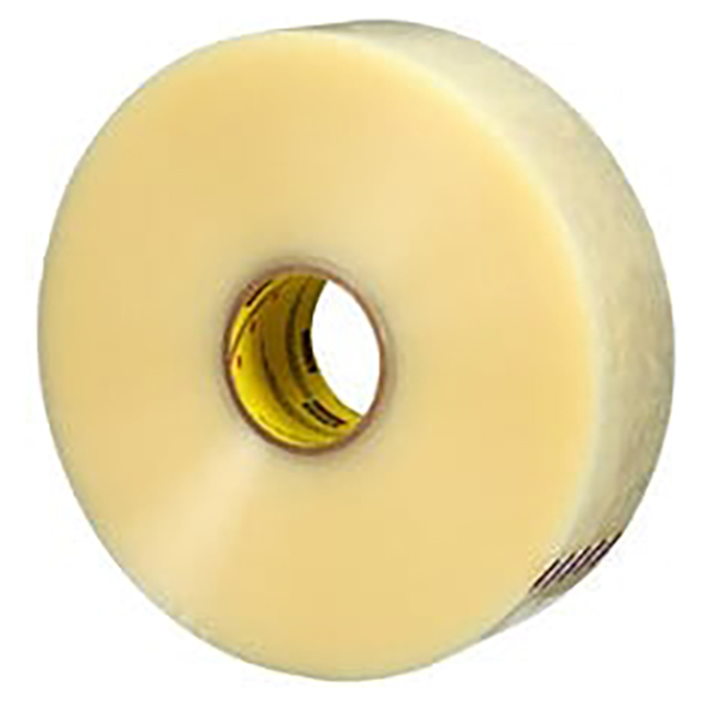 3M 7100291777 | 3.000" Size x 1640.420" OAL x 2.835" Width x 1.600mil Baking Thickness Polypropylene Film 373+ Sealing Tape - Transparent