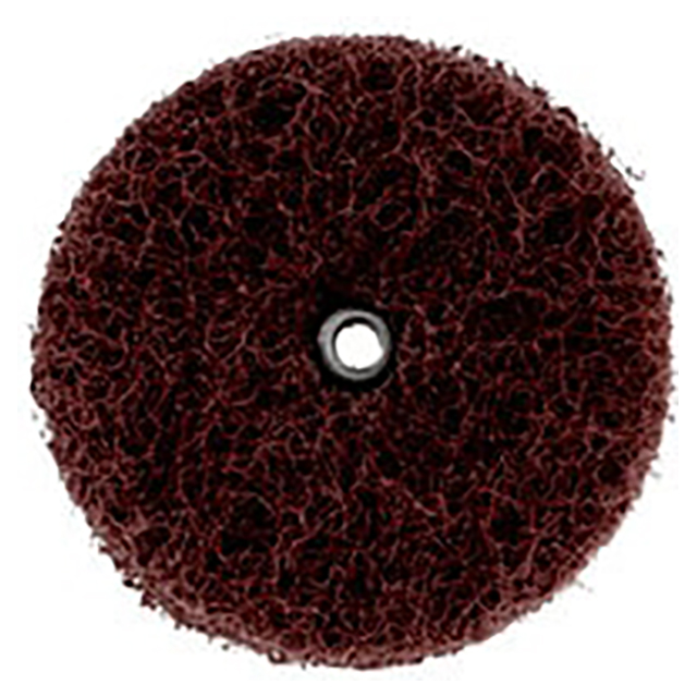 3M 7010330371 | 2" Diameter x 8-32" Thread 2 Ply Buff and Blend Circle Buff GP