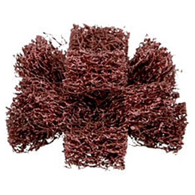 3M 7010330368 | 1-1/2" Diameter x 8-32" Thread x 1/2" A/O Medium Grade Buff and Blend Cross Buff HP