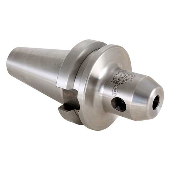 Techniks 17137 | BT40 Taper x 25.00mm Size x 44.45mm Diameter x 100.00mm Projection Length x 165.40mm OAL Steel End Mill Holder