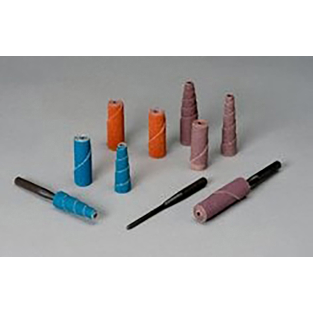 3M 7100102871 | 3/4" x 3" x 1/4" Size 100 Grit Half Tapered Cartridge Roll