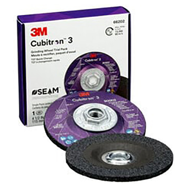 3M 7100316886 | 4-1/2" x 1/4" x 5/8"-11 Size  36+ Grit Depressed Center Grinding Wheel