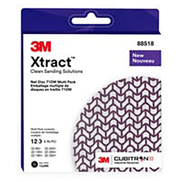 3M 7100288313 | 5" Size Multi-Grade Grit  Die 500X Net Disc
