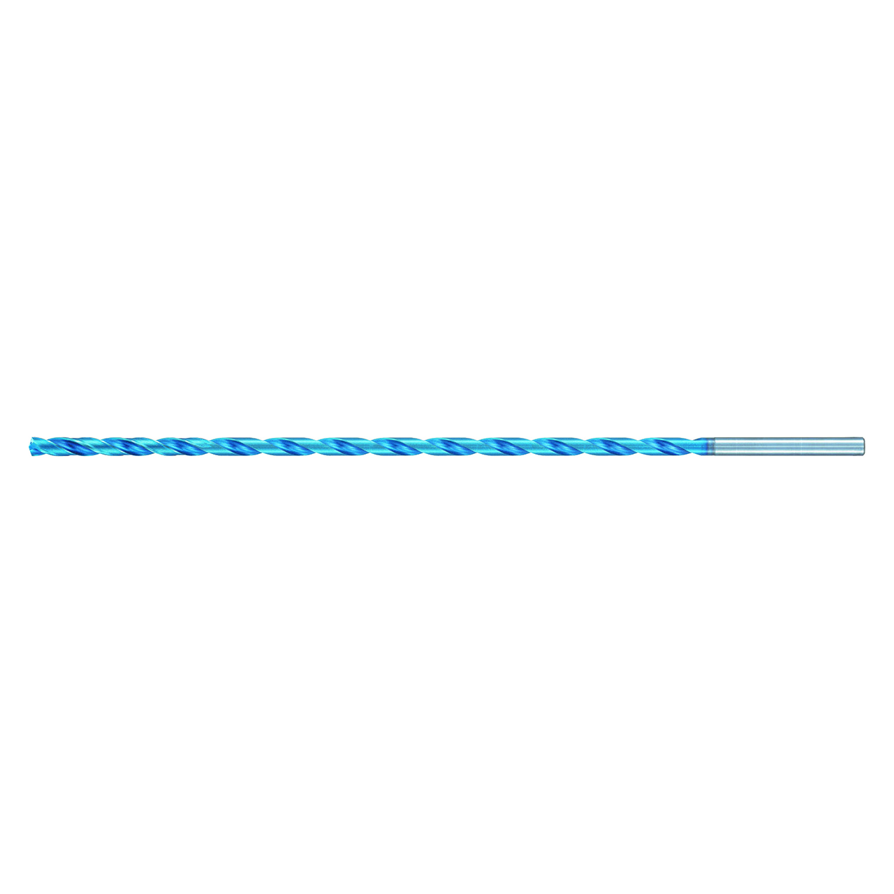 Nachi 1574780 | 2.40mm Diameter x 3.00mm Shank x 127.00mm OAL Aqua EX Coated Solid Carbide Oil Hole Drill