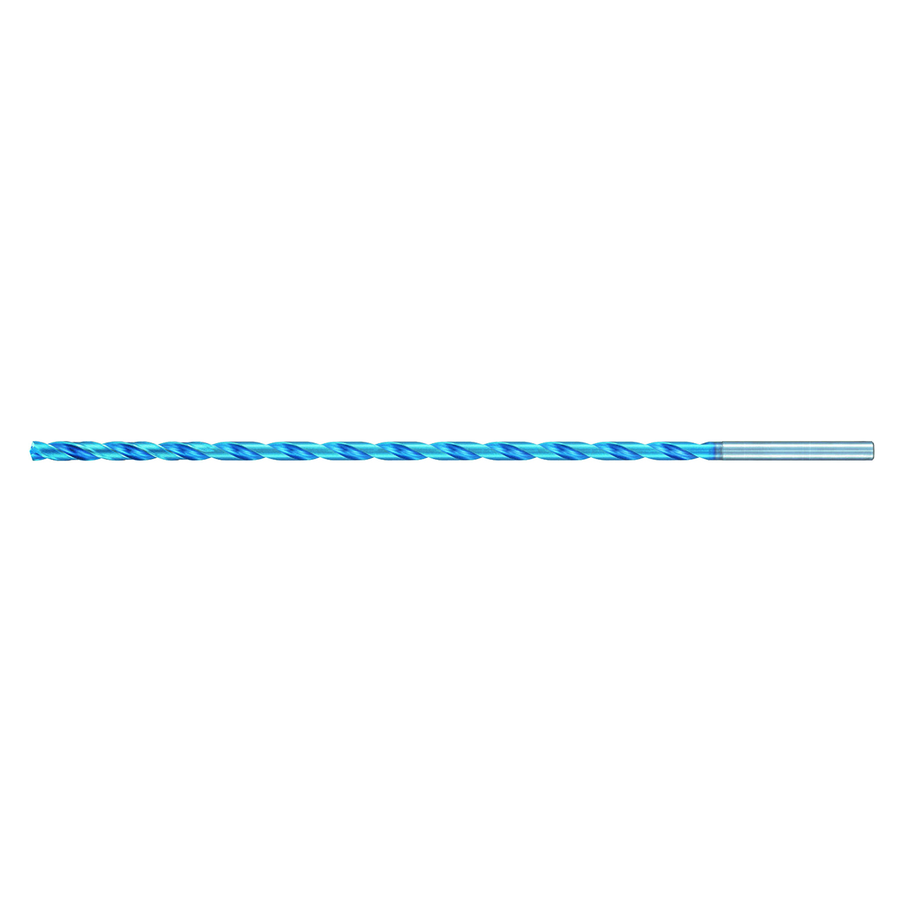 Nachi 1575201 | 2.50mm Diameter x 3.00mm Shank x 152.00mm OAL Aqua EX Coated Solid Carbide Oil Hole Drill