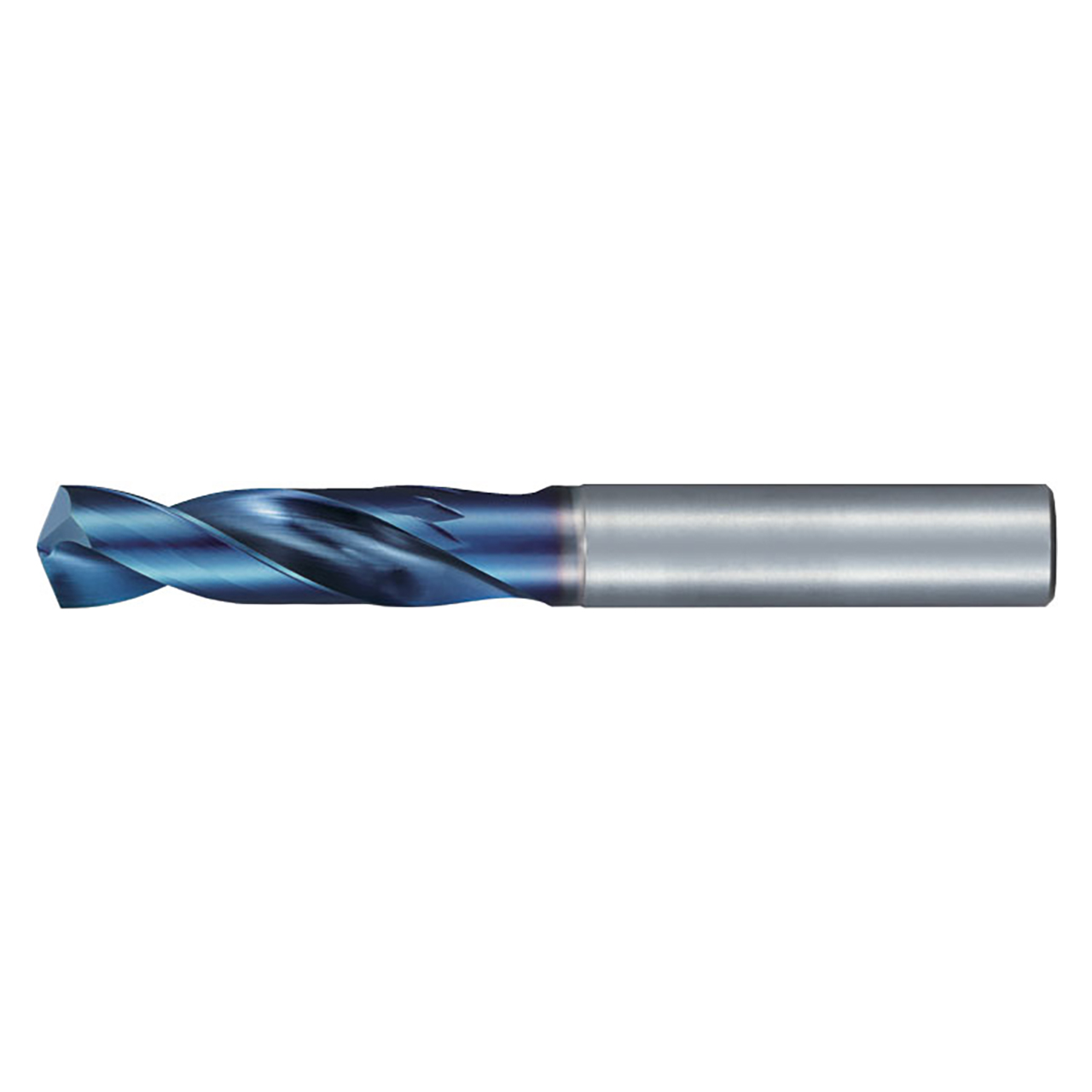 Nachi 1548007 | 0.5000" Diameter x 14.00mm Shank x 102.00mm OAL REVO-D Coated Solid Carbide Stub Drill