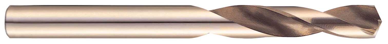 YG1 D1138189 | #68 (0.031") Diameter x 3/97" Shank x 1-3/8" OAL 30 Degree Helix Angle 2 Flute Bright Coated HSS (M2) Jobber Length Drill Bit