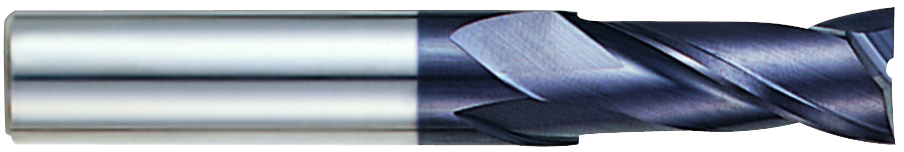 YG1 93074 | 1/16" Diameter x 1/8" Shank x 1-1/2" OAL x 3/16" LOC 2 Flute ALTiN Coated Carbide Square End Mill