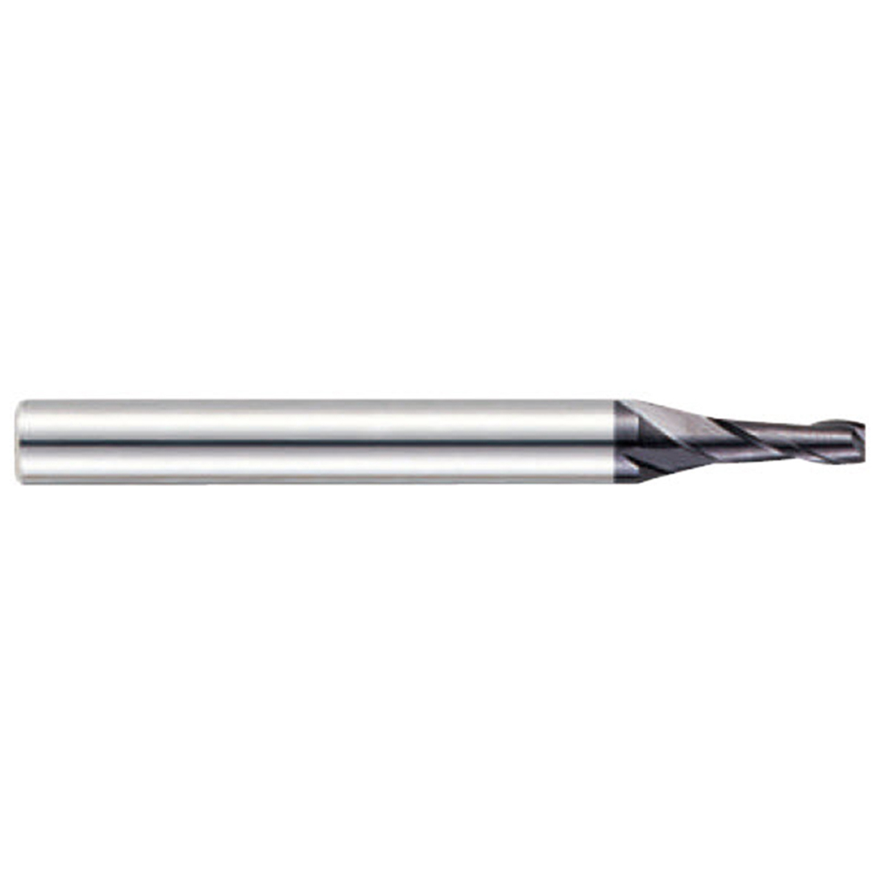 YG1 EM810014 | 1/18" Diameter x 3/19" Shank x 1-23/40" OAL x 3/19" LOC 2 Flute Bright Coated Carbide Square End Mill