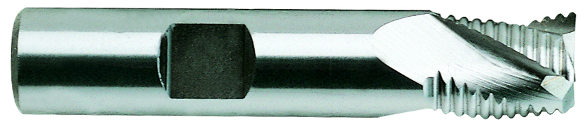 YG1 E9991020TF | 5/16" Diameter x 3/8" Shank x 2-1/2" OAL x 3/4" LOC x 30 Degree Helix Angle 3 Flute TiAlN Coated Premium HSS-PM E9991 Roughing End Mill
