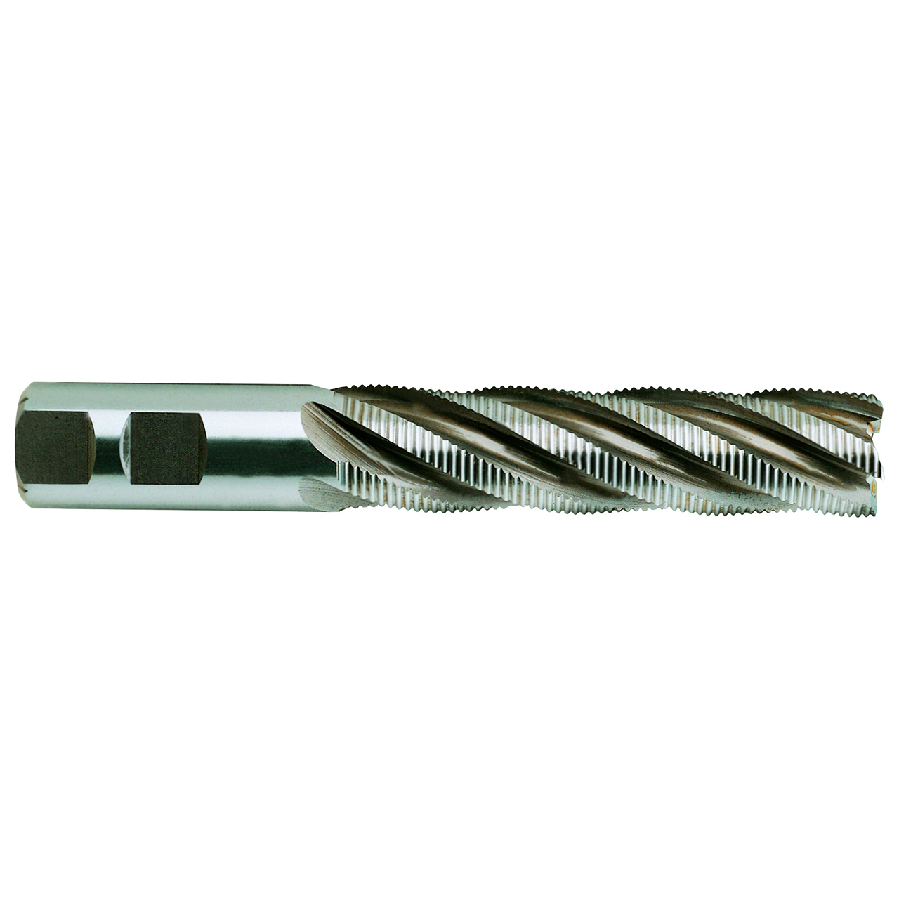 YG1 E9A86956 | 7/8" Diameter x 7/8" Shank x 5-3/4" OAL x 3-1/2" LOC 5 Flute Bright Coated Premium HSS-PM Roughing End Mill