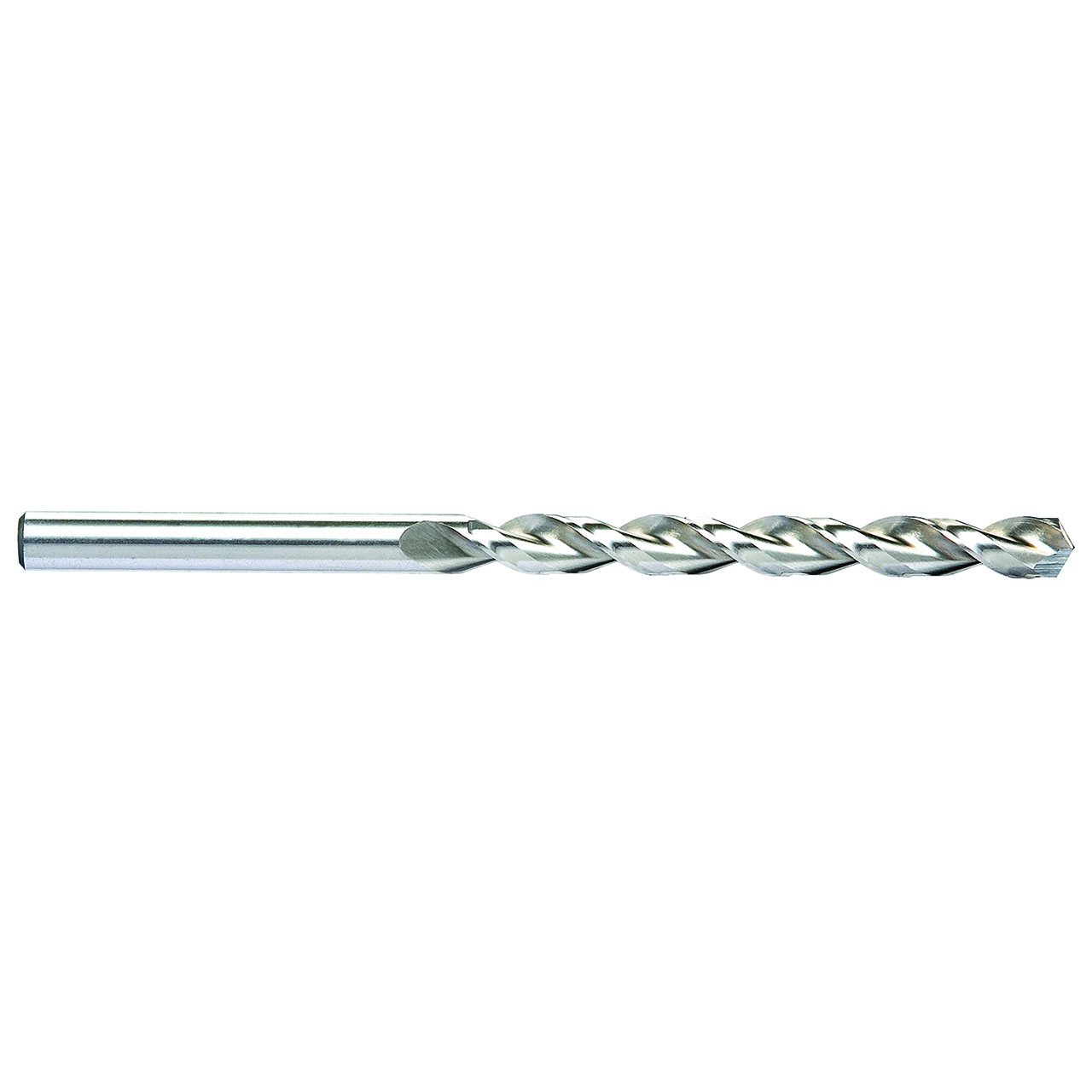 YG1 DL517016 | 1/4" Diameter x 1/4" Shank x 3-3/4" Flute Length x 6-1/8" OAL Bright Coated HSS-E Taper Length Drill Bit