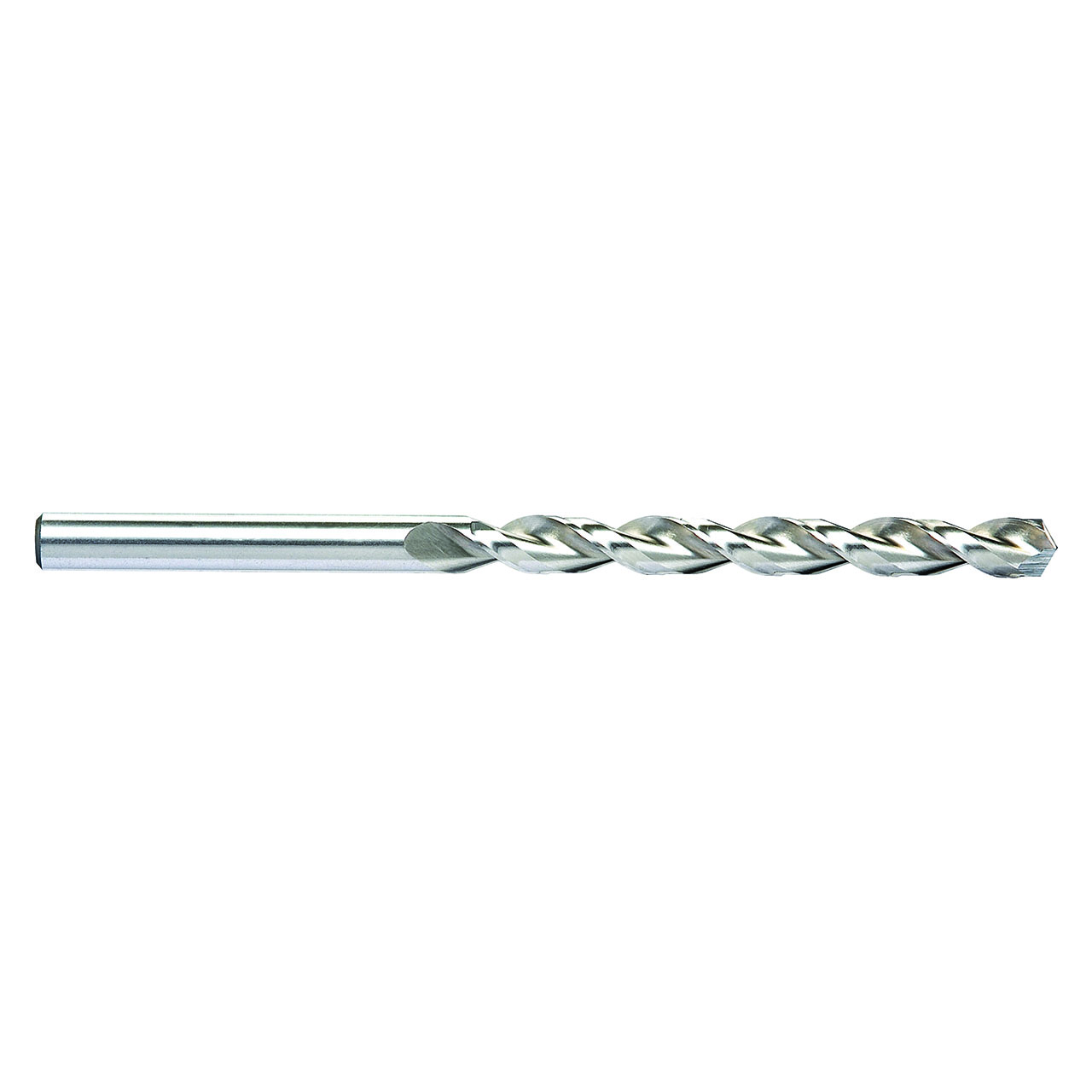 YG1 DL517025 | 25/64" Diameter x 25/64" Shank x 4-3/8" Flute Length x 7" OAL Bright Coated HSS-E Taper Length Drill Bit