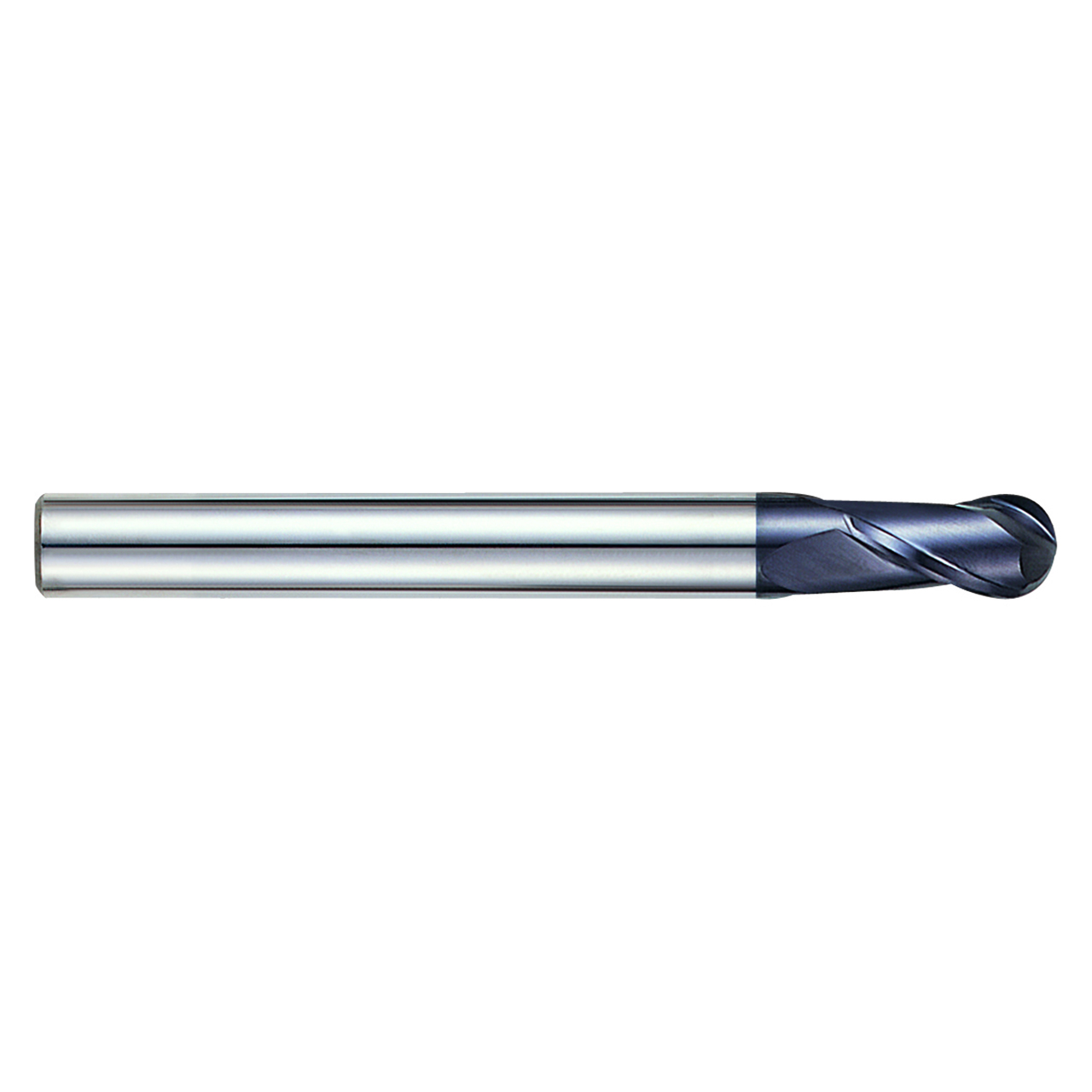 YG1 GM209032 | 1/2" Diameter x 1/2" Shank x 7/8" LOC x 4-1/4" OAL x 1/4" Radius 2 Flute Carbide Ball Nose End Mill