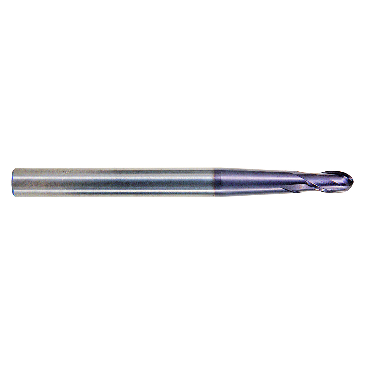YG1 GM963012 | 3/16" Diameter x 3/8" Shank x 3/8" LOC x 4-3/8" OAL x 3/32" Radius 2 Flute Carbide Ball Nose End Mill