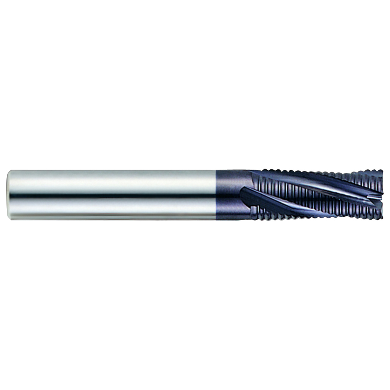 YG1 GM814120 | 43/91" Diameter x 43/91" Shank x 1-2/85" LOC x 3-19/71" OAL 4 Flute Carbide Roughing End Mill