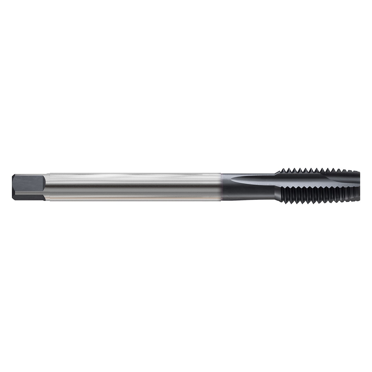 YG1 TRK04315GS | M6x1.00mm Size x 6.48mm Shank x 15.01mm Thread Length x 80.01mm OAL M Plug Chamfer D5 3 Flute X-Coated HSS-PM TRK04 Spiral Point Tap